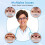 Natural Looking Dentures Set for Adults, Removable False Teeth with Quick Custom Fit Upper and Lower 4