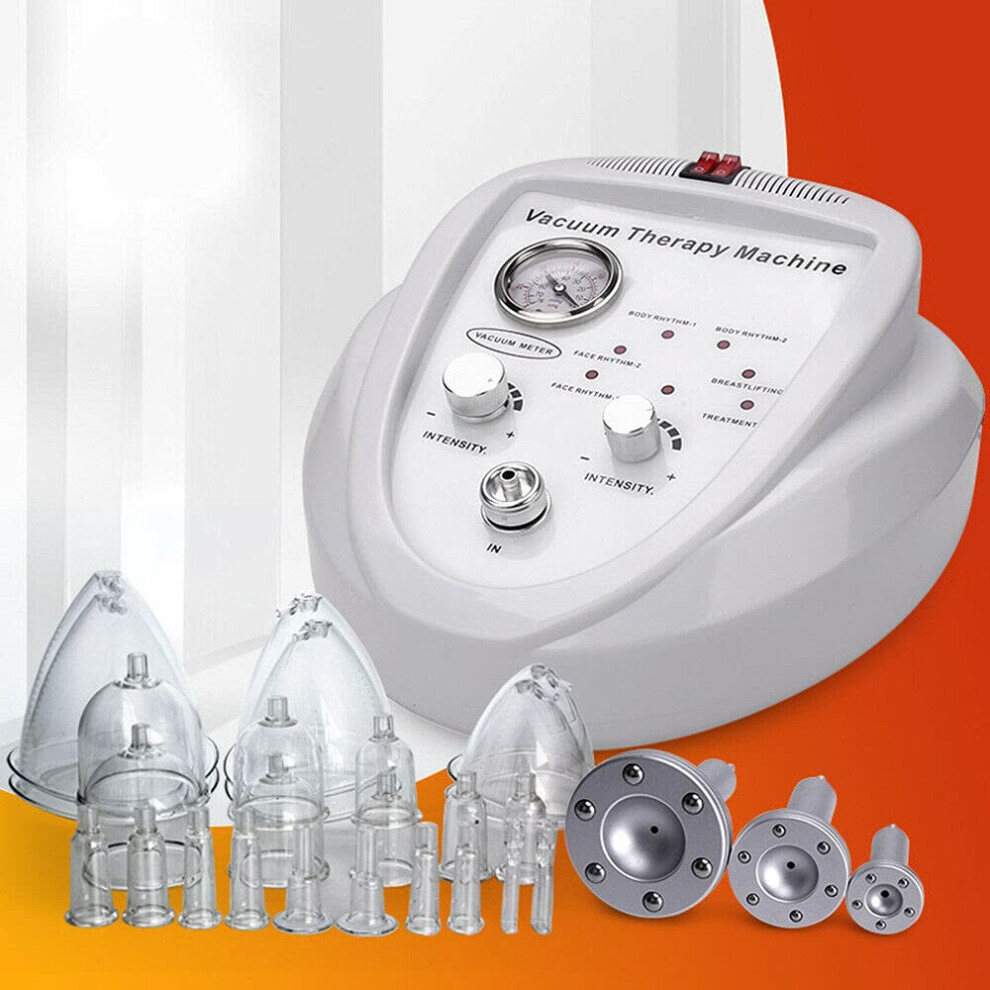 Vacuum Therapy Machine with 27 Cups, 3 in 1 Body Sculpting Massager for Butt and Breast Enhancement