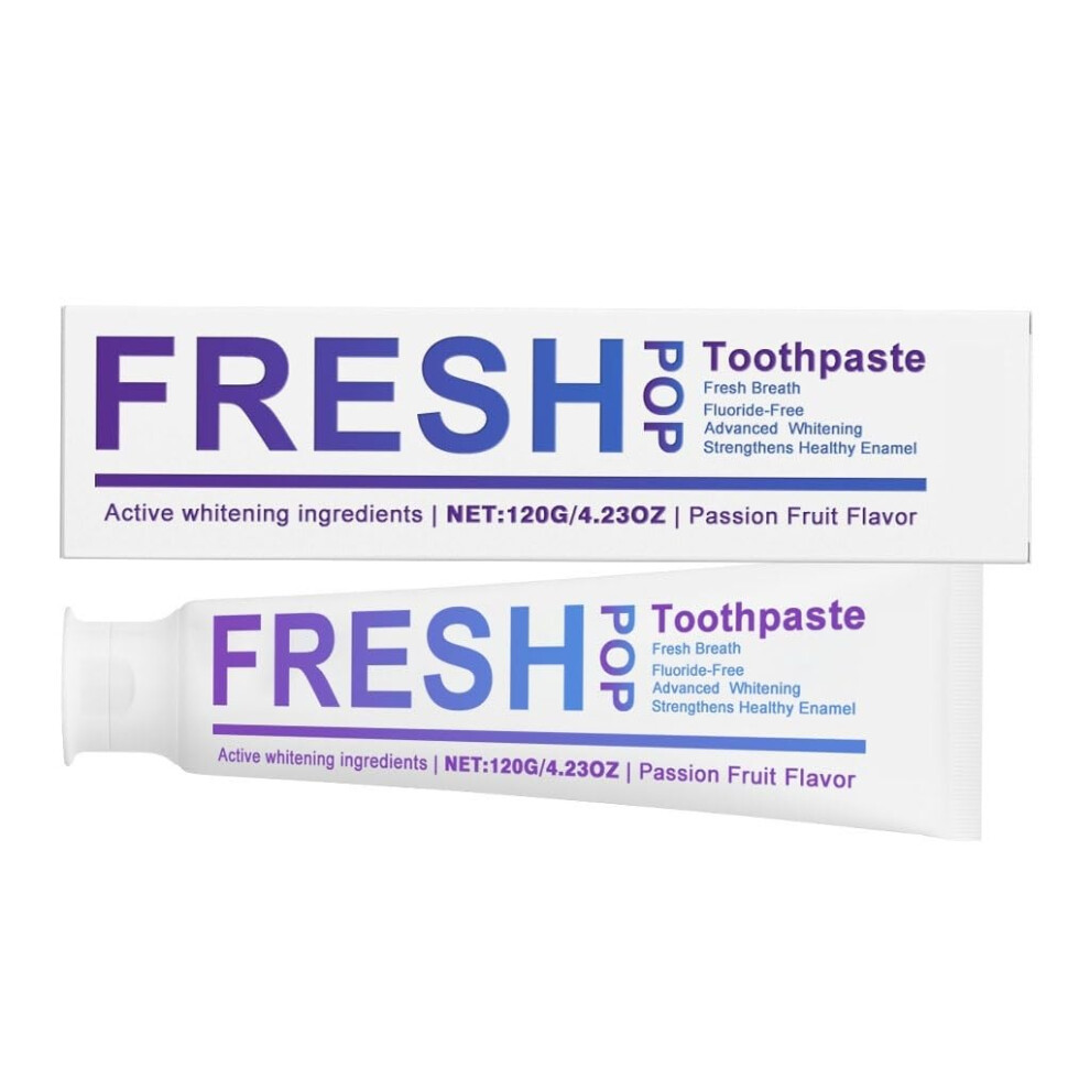 Purple Teeth Whitening Toothpaste Stain Removal For Sensitive Teeth Coffee Stains Fresh Breath 3Pcs