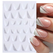 Nail Art Stickers with Self Adhesive Design, Colorful Nail Decals for Manicure and Fast Application
