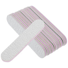 100pcs DoubleSided Nail Files and Buffers for Natural and Acrylic Nails, Durable Emery Boards Set
