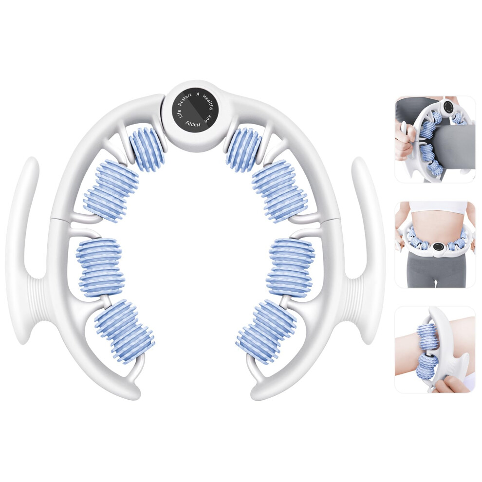 Muscle Massage Roller with 180 Adjustable Detachable Rollers for Deep Tissue Leg and Back Relief