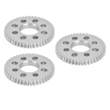 4312-0414-0050 3 pezzi di ingranaggio a denti diritti Ø14mm 4mm alluminio