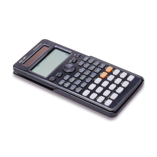 (As show, One size) Pxcl Student Math Function Solar Calculator, Black, 170*77*18mm 1