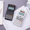 (As show, One size) Pxcl Student Math Function Solar Calculator, Black, 170*77*18mm 4