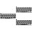 3Pièces Housse Clavier Noir Durable Pour Ordinateur Portable 8
