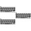 3Pièces Housse Clavier Noir Durable Pour Ordinateur Portable 9
