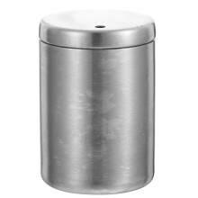2Pcs Premium Stainless Steel Toothpick Case Silver Holder for Home Use