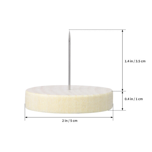 10Ensemble Socle Bois Beige Porte- Feutrine Support DIY 2