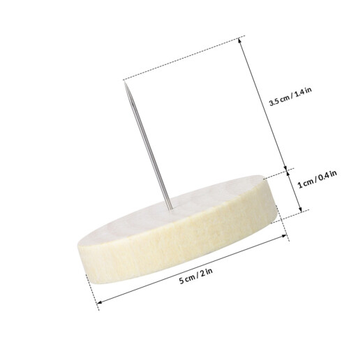 10Ensemble Socle Bois Beige Porte- Feutrine Support DIY 1