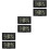6Ensembles Tableau De Bord Noires Horloges Auto Digitales 5