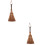 2Pièces Balais Mini Paume Marron Multifonction Nettoyage Maison 7