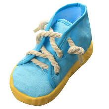 (As show, One size) Pxcl Simulation Canvas Shoes Pet Sounding Toy Dog Molar Cleaning Supplies To Relieve Boredom