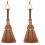2Pièces Balais Mini Paume Marron Multifonction Nettoyage Maison 3