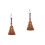 2Pièces Balais Mini Paume Marron Multifonction Nettoyage Maison 5