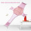 Bain Bébé Rose Maintien Tête Cou Usage Long 5