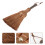2Pièces Balais Mini Paume Marron Multifonction Nettoyage Maison 9
