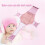 Bain Bébé Rose Maintien Tête Cou Usage Long 9