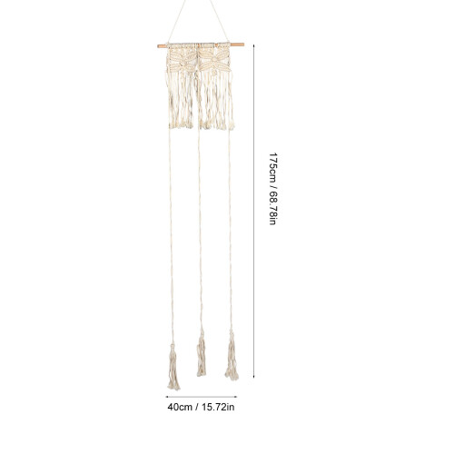 Macrame Porte-Chapeau En Coton Support Mural Pour Chapeau 1
