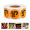4000Pièces Stickers Orange Prix Préimprimés Pour Garage 9