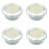 4Pièces Bouches D'aération Rv En ABS Argentées, Rotation Facile 5