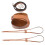 2Ensembles Kit Sac DIY Cuir Marron Accessoires Tissés 10