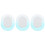 3Pcs Quality Acrylic Oval Wall Mirror for Bedroom Bathroom Use 6