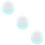 3Pcs Quality Acrylic Oval Wall Mirror for Bedroom Bathroom Use 11