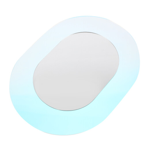 3Pcs Quality Acrylic Oval Wall Mirror for Bedroom Bathroom Use 2