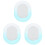 3Pcs Quality Acrylic Oval Wall Mirror for Bedroom Bathroom Use 4