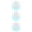 3Pcs Quality Acrylic Oval Wall Mirror for Bedroom Bathroom Use 10