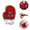 2Pcs Christmas Themed Red Embroidered Cloth Patch for DIY Sewing 10