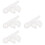 8Pcs Non-Stick White Silicone Molds DIY Lollipop Cake Baking Set 7