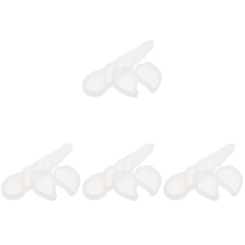 8Pcs Non-Stick White Silicone Molds DIY Lollipop Cake Baking Set 1