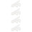 8Pcs Non-Stick White Silicone Molds DIY Lollipop Cake Baking Set 8