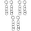 3pcs Earrings Ear Clip Chain Link Clip-On Man 4