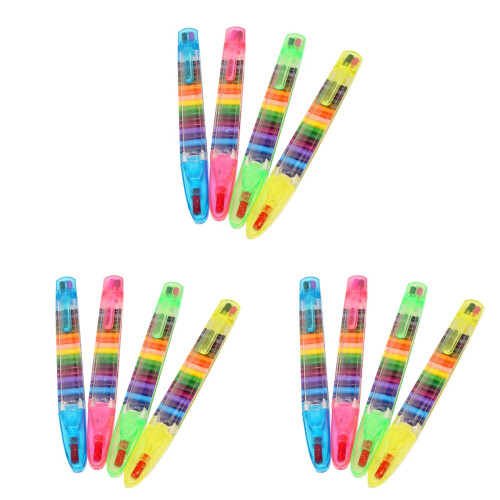 12 Pcs 20 Crayons Multifunction Child Stationery 1