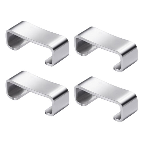 8Pcs Stainless Steel Chopsticks Stand Silver Flatware Rest