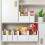 3Pcs Plastic Chopstick Container White Lightweight Kitchen Organizer 5