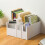 3Pcs Plastic Chopstick Container White Lightweight Kitchen Organizer 6