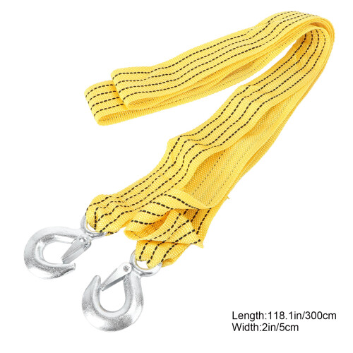Car Rope Strap Car Towing Rope Nylon 1 Set 1