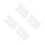 4Pcs Versatile White Graduation Photo Props for Celebration Decor 10
