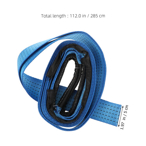 Car Rope Strap Car Towing Rope Nylon 1 Set 2