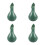 4Pcs Ceramic Essential Oil Bottle Jar Dispenser For Aromatherapy Spa 4
