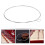 2Pcs Replacement Dulcimer Strings Metal Silver for Folk Instrument 7