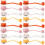 16Pcs Cartoon Straw Tips Covers Reusable Assorted Colors for Party 7