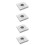 400Pcs Creative Target Paper Pack Convenient for Practice 10