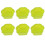 12Pcs Reusable Yellow Silicone Cake Molds Muffin Cups Baking Supply 1