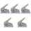 5Pcs Lavender Adjustable 1-Hole Puncher Plastic Metal Paper Craft Tool 5