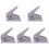 5Pcs Lavender Adjustable 1-Hole Puncher Plastic Metal Paper Craft Tool 4